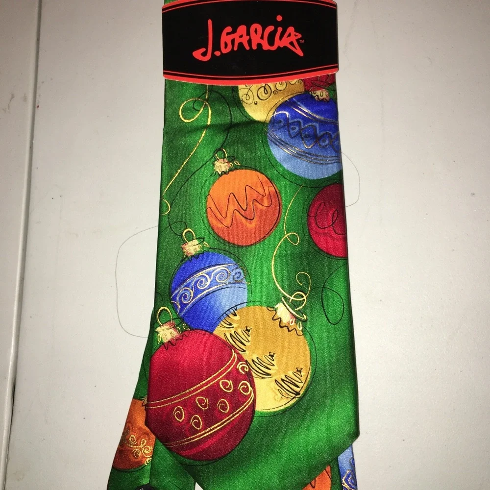 Jerry Garcia Black Christmas 🎄  Silk Tie  - Hangover Collection #62 …  Box1
